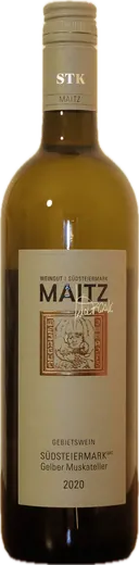 Flasche Maitz Gelber Muskateller 2020 DAC