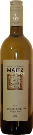 Flasche Maitz Sauvignon Blanc Schusterberg 2019 Erste STK Riede