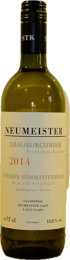 Flasche Neumeister Grauburgunder STK 2014/15