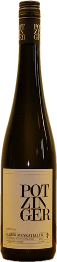 Flasche Potzinger Gelber Muskateller Maifüllung 2017