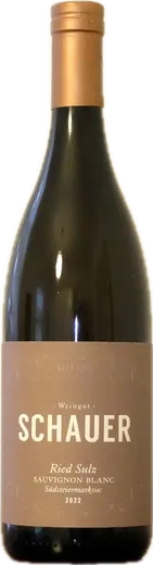 Flasche Schauer Ried Sulz Sauvignon Blanc 2022