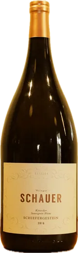 Flasche Schauer Sauvignon Blanc Schiefergestein 2018 Magnum