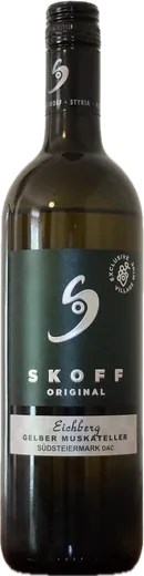 Flasche Skoff Original Gelber Muskateller Eichberg 2023