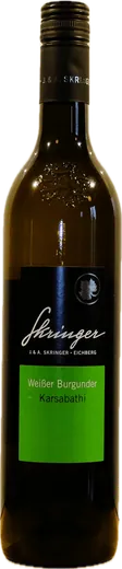 Flasche Skringer Weißburgunder Karsabathi 2013