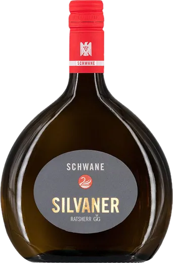 Flasche Schwane 2021 Volkacher Ratsherr Silvaner trocken BB GG